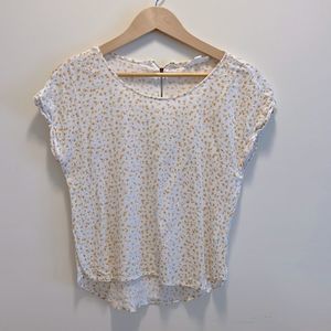 Yellow Floral Blouse